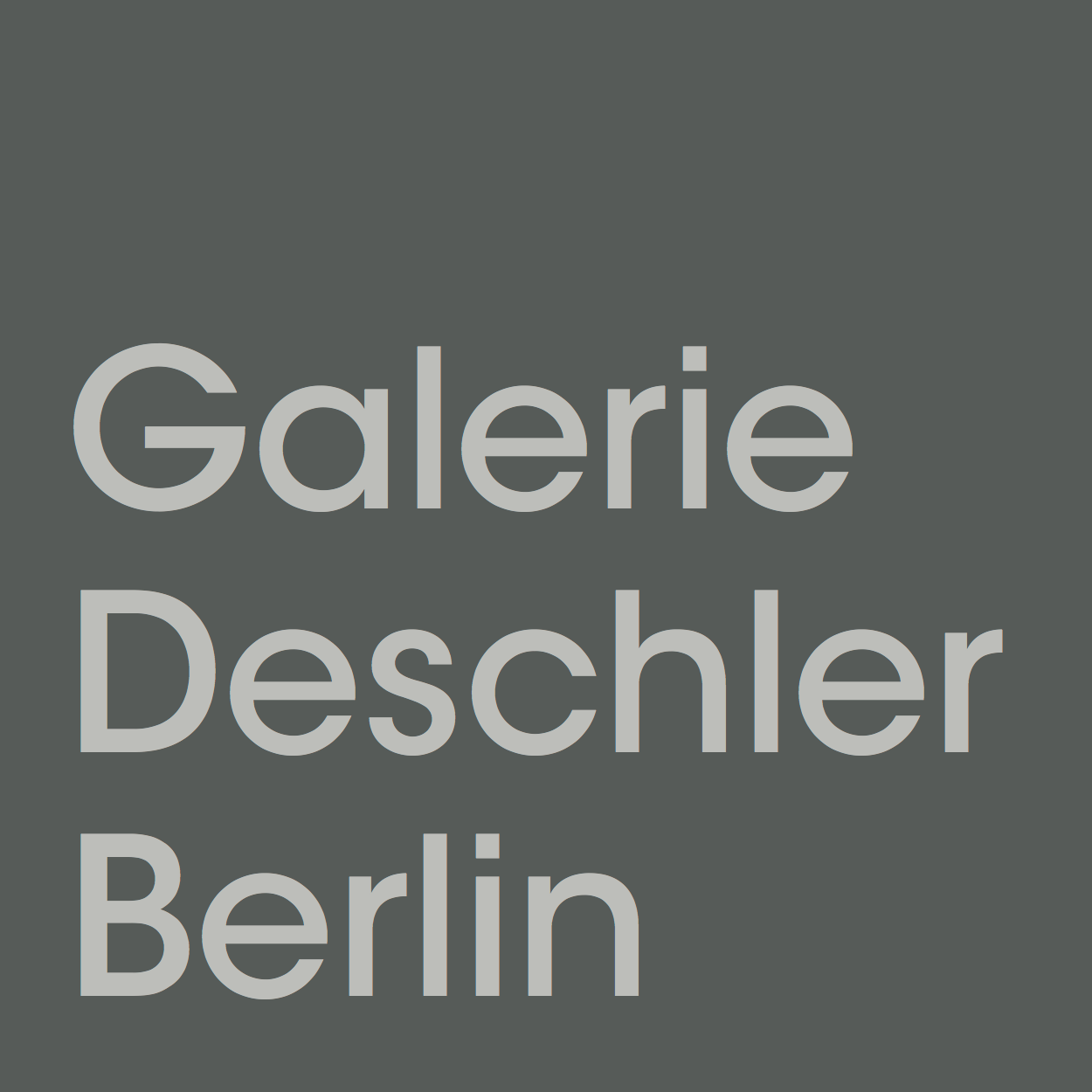 Galerie Deschler Berlin