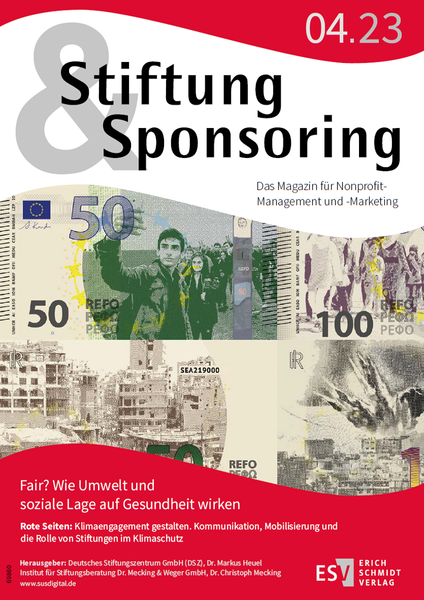 Stiftung&Sponsoring 04/2023 - Cover