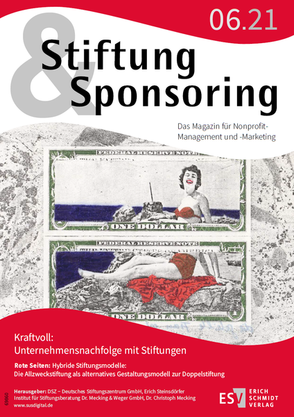 Stiftung&Sponsoring 06/21 Cover