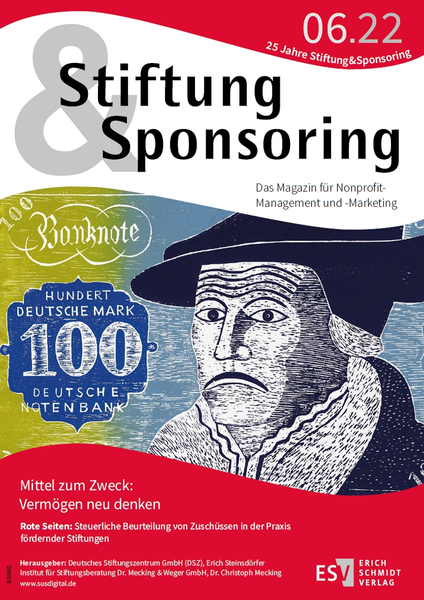 Cover Stiftung&Sponsoring 6/22