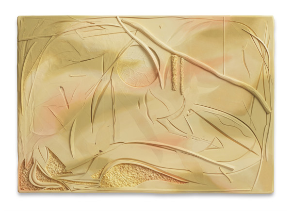Daniel Hauptmann, Harvestmoon, 2018, acrylic on Styrodur, 126 x 180 cm