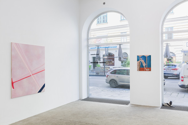 Exhibition view, Sarah Bechter, flickering wrists, Galerie Elisabeth & Klaus Thoman, Vienna, 2020