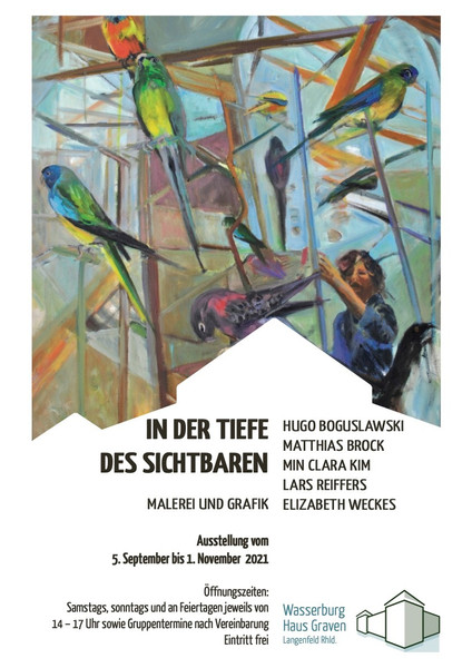 Plakat Ausstellung Tiefe des Sichtbaren - 19.8.21