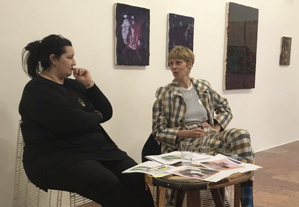 from the series CONVERSATIONS: Tina Teufel & Maruša Sagadin, Traklhaus Salzburg, March 2019