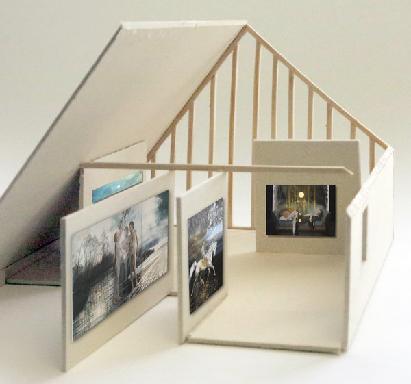 Ausstellungsraum oben, Modell © BESSING / BROKMEIER / Architekten GbR.