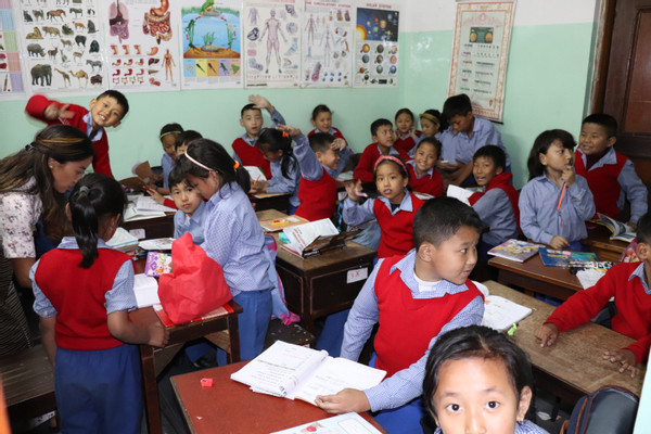 Schulunterrichte in Schule Kathmandu