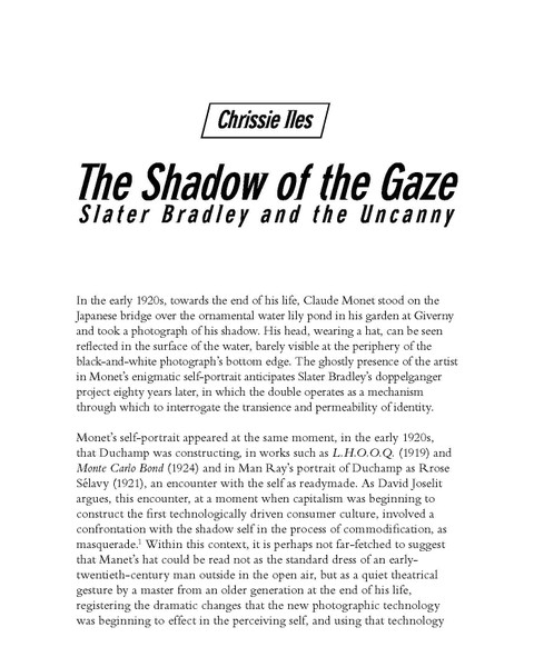 ASPEN ART PRESS — The Shadow of the Gaze: Slater Bradley and the Uncanny by Chrissie Iles_Page_01