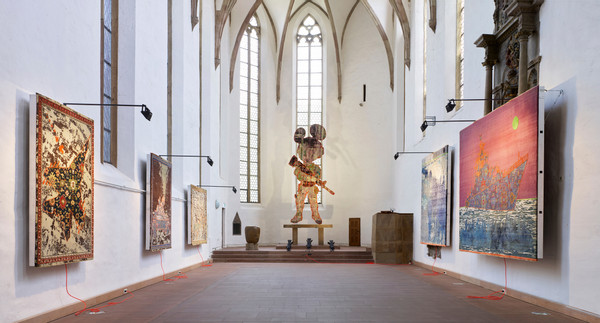 Installationview, Jan Kath x Galerie Droste, Rug Bombs, Kassel, 2022_02